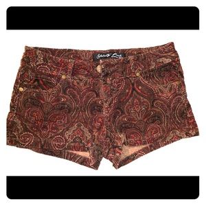 Celebrity Pink Brand Paisley  Shorts Sz 7